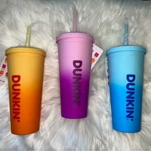 Dunkin Donuts Ombré tumbler set